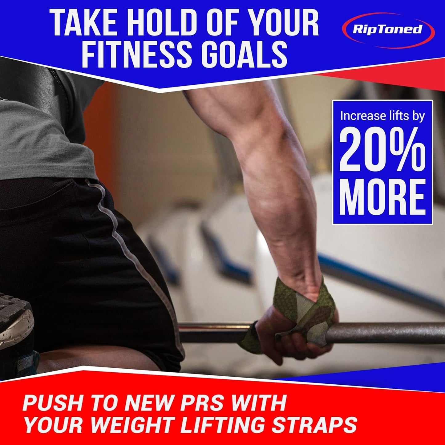 Performance Wrist Straps for Weightlifting - 23" Weight Lifting Straps for Men, Women (Padded) - Cotton Gym Wrist Wraps for Deadlift, Strength Training, Powerlifting, Bodybuilding